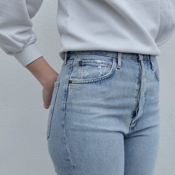 Agolde 90s Mid Rise Straight Leg Jeans - Picture 10 of 11
